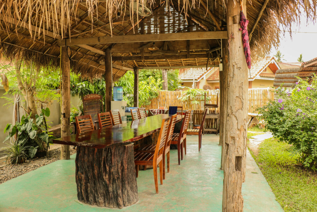 Shared dining and cooking area in Pongkham Residence