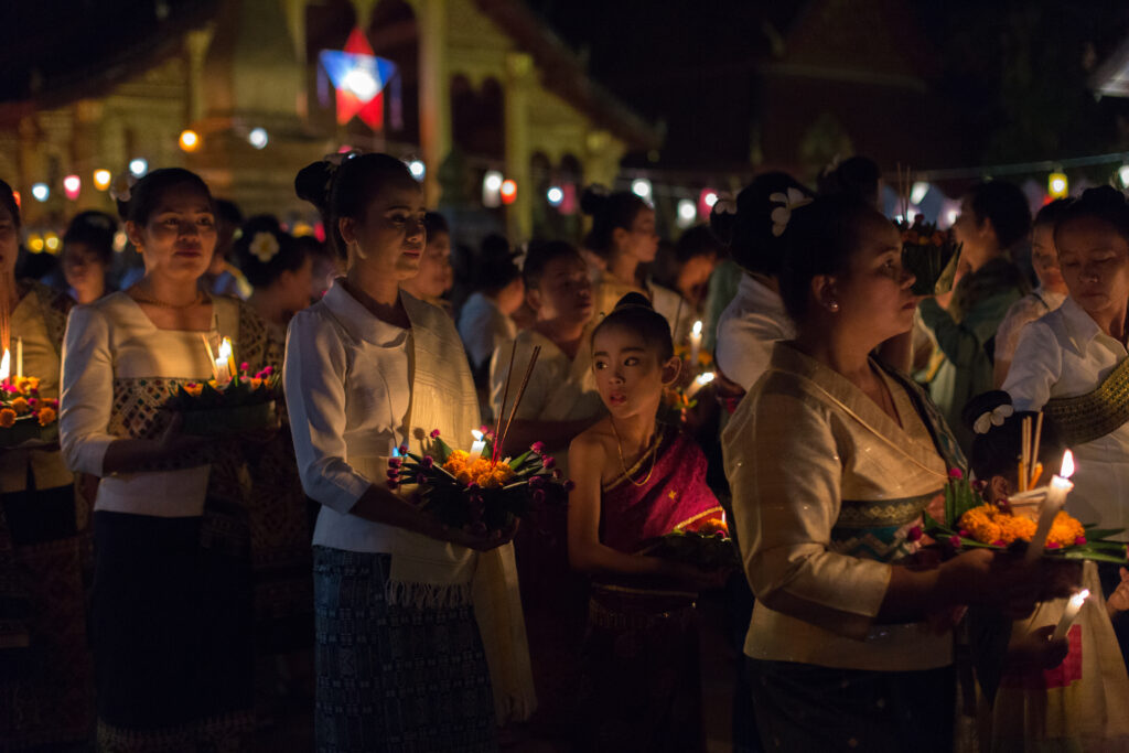 Traditional fashion at the parade