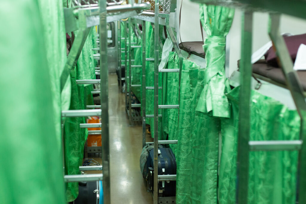 Night trains 2nd Class interrior