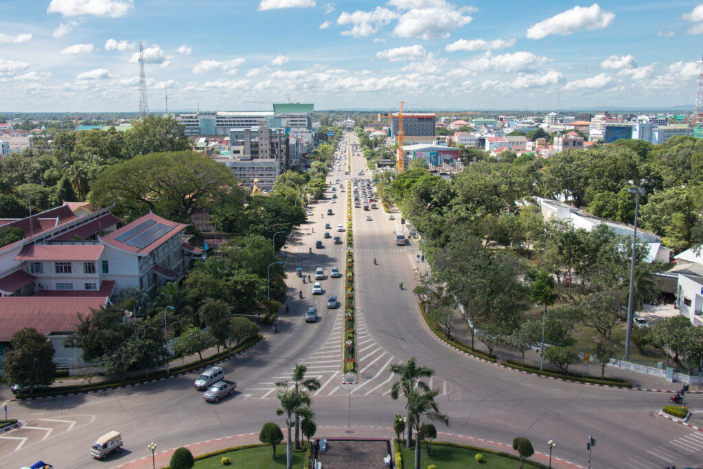 View from Patuxay Monument